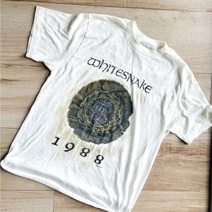 VTG WHITESNAKE Band Tour Shirt 1988